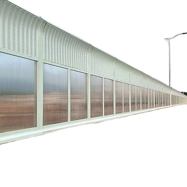 Beautiful and durable soundproof barriers for traffic noise control in highway and railway communities noise reduction barrier