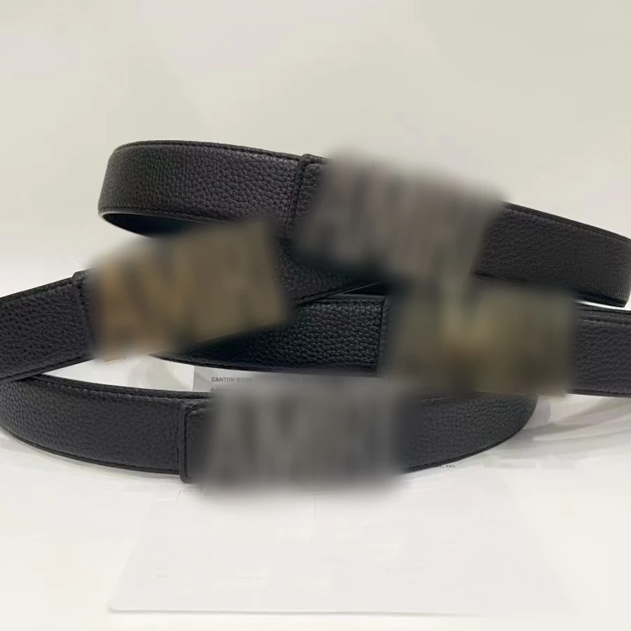 Wholesale designer lady skinny black pin belt fashion luxury leather belts for women