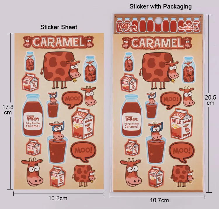 Custom Vanilla Strawberry Chocolate Caramel Wonderful Smell Self Adhesive Paper Labels Scratch and Sniff Scented Stickers