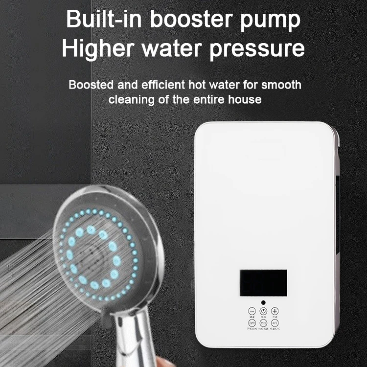 Instant Wall-Mounted Electric Hot Water Heater For Bathroom And Kitchen