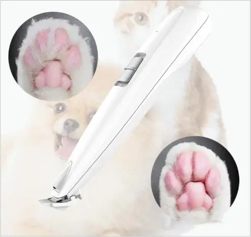 
Low noise wireless rechargeable electric professional pet foot hairdresser dog electric clipper 