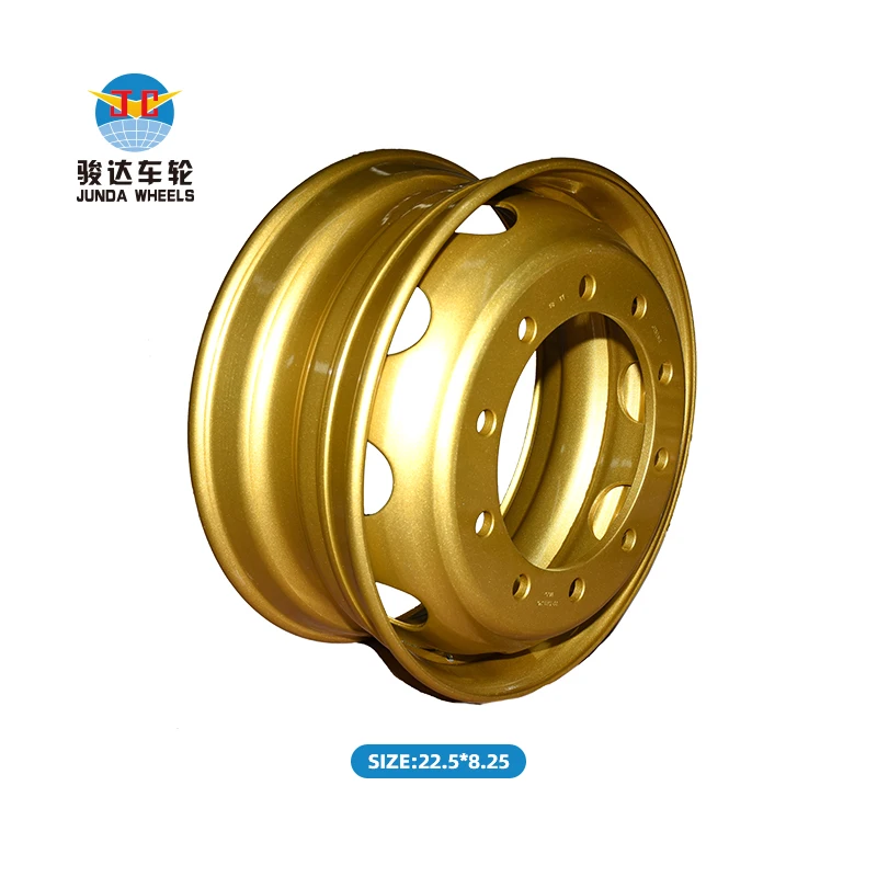 22,5x8,25 толщина 14 мм 16 мм запчасти для грузовика прицепа Серебристый стальной обод колеса