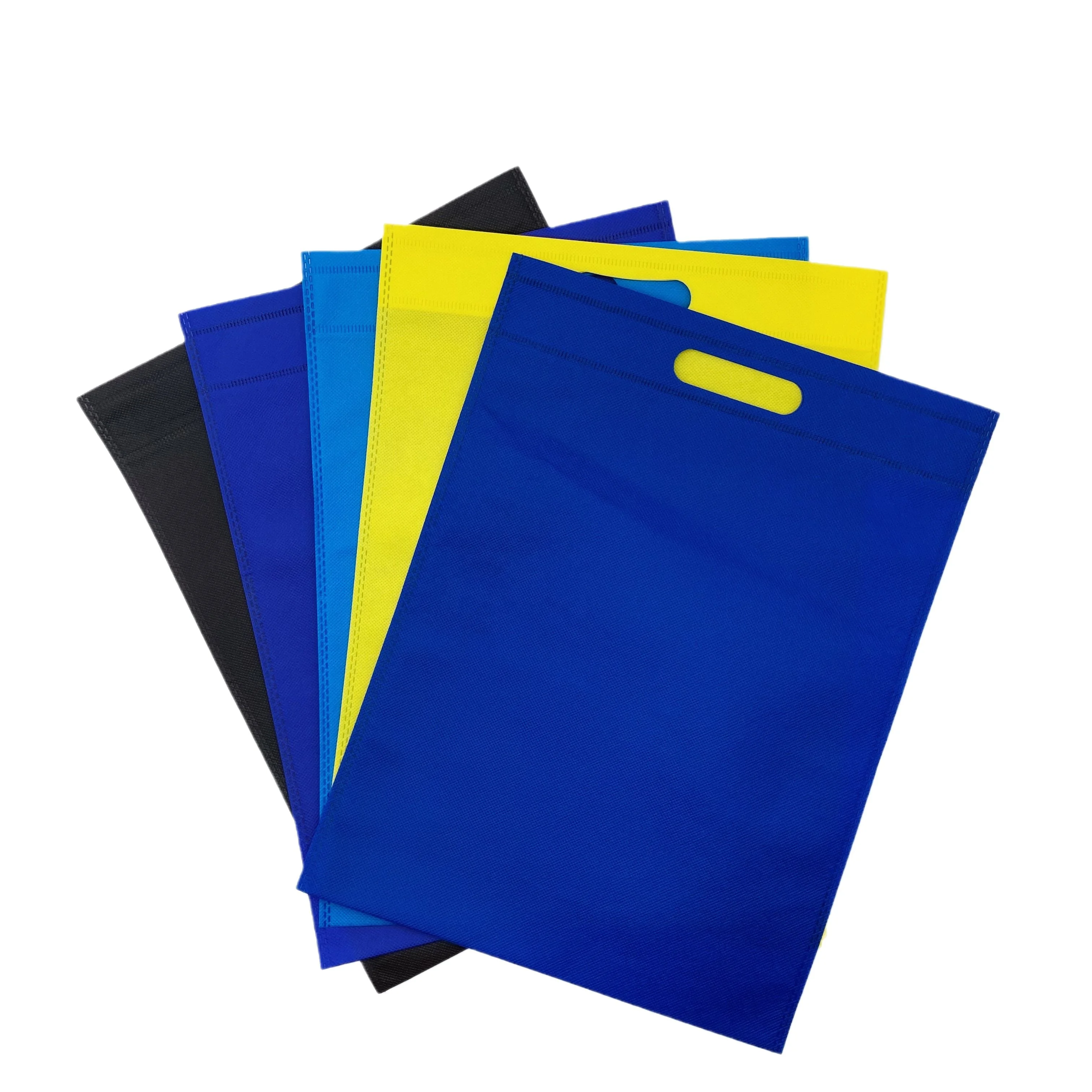 Factory Direct Eco Friendly Easy Carry Heat Sealed Die Cut Pp Non Woven Bag Exhibition Bag
