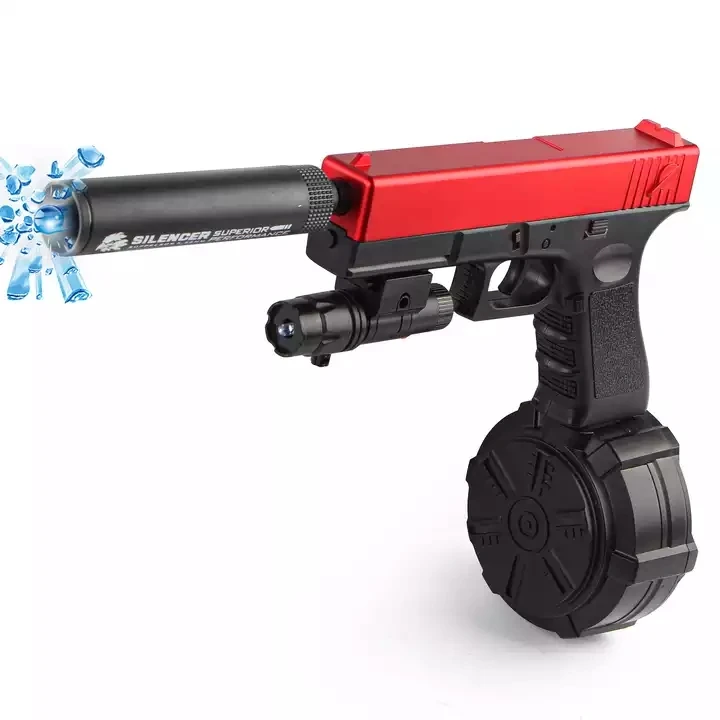 New Electric Splatter Gel Toy Gun Shooter Gun Outdoor Sport for Adults and Boy Water Beads Gel Bullet Ammo Gun Blast Kit