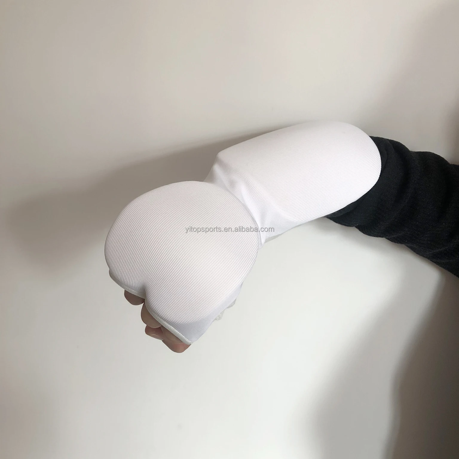 Karate Kyokushin Arm Protector With Hand Guard MMA Kickboxing Karate Kyokushin Protection