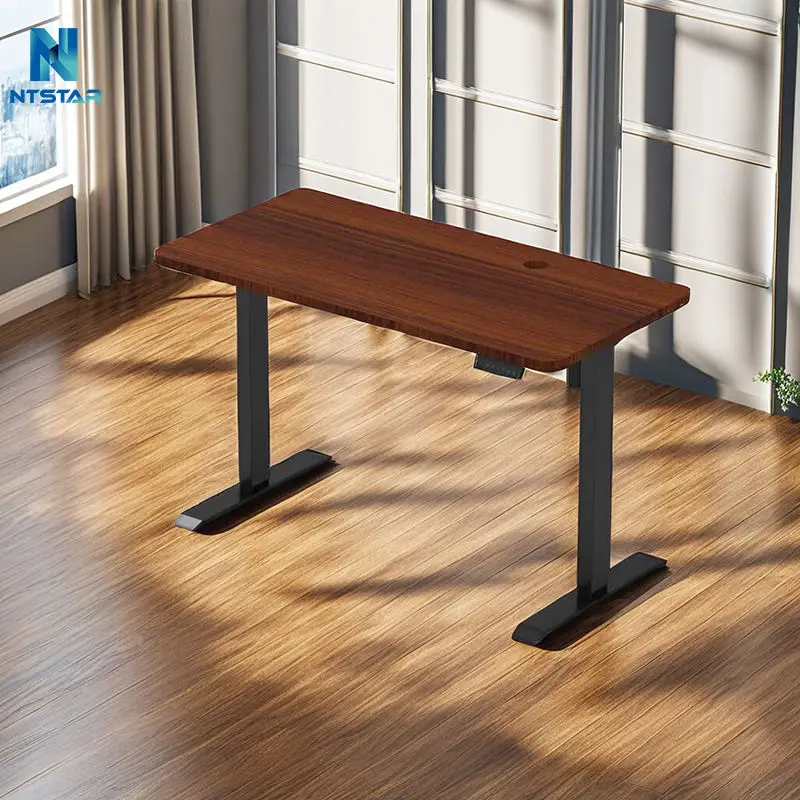 Quick installation factory price single motor office workstation standing up computer desk lifting motorized standing desk