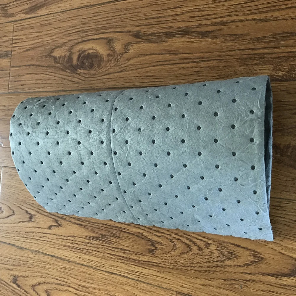 100%Environmental Hazchem Particulate  Polyester Nonwoven Spunbond  Fabric Polypropylene Oil Absorbent Pads
