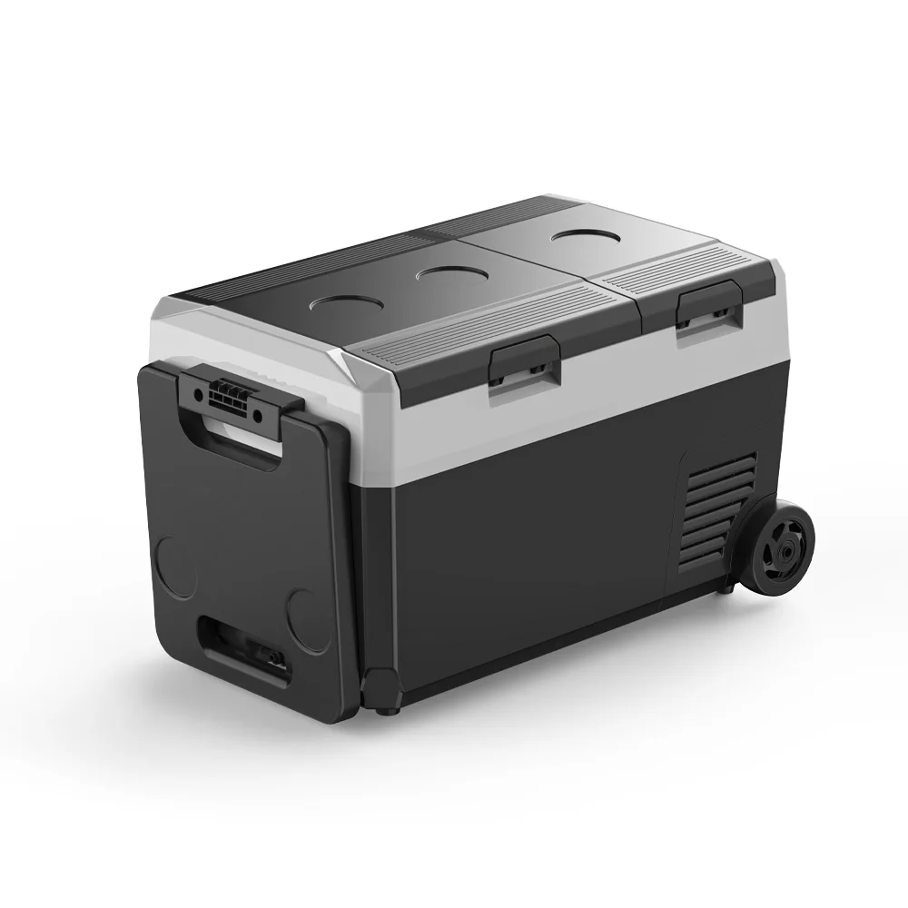 Wholesale 25-32L Dual Use With Wheels Freezer Portable Car Fridge 12V 24V Compressor Refrigerator For Truck Outdoor Fridge