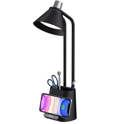 Multifunctional Desk Lamp Touch Control 3-level Brightness Rechargeable Table Lamp Pen Holder Led Study Lamp