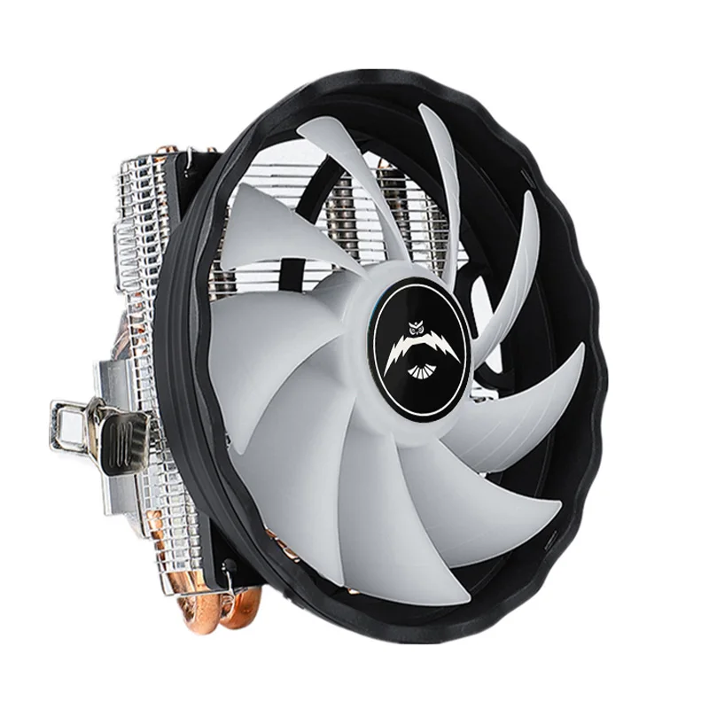 QiuzAim LGA 1151 CPU Heatsink 1150 motherboard 4 Copper Heat Pipe 123mm AM5 Cooler Cooling Solution for AM3 AM4 Desktop PCs 1156