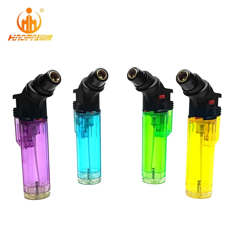 HP-K302 Middle and mini size Torch gas lighter Refillable Cakmak Butane Gas Electronic Lighter