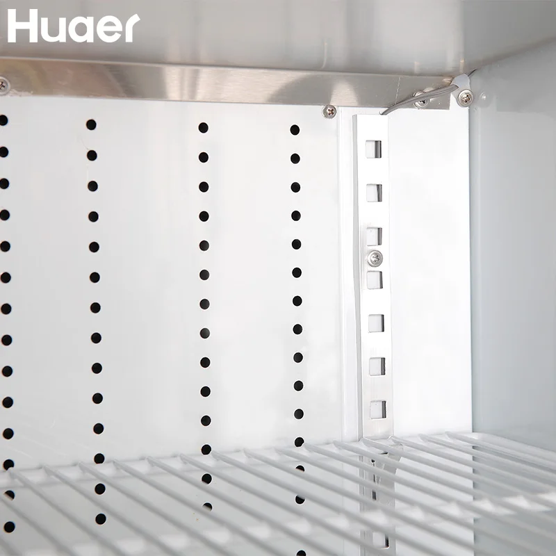 commercial frozen food used upright display glass 4 door freezer