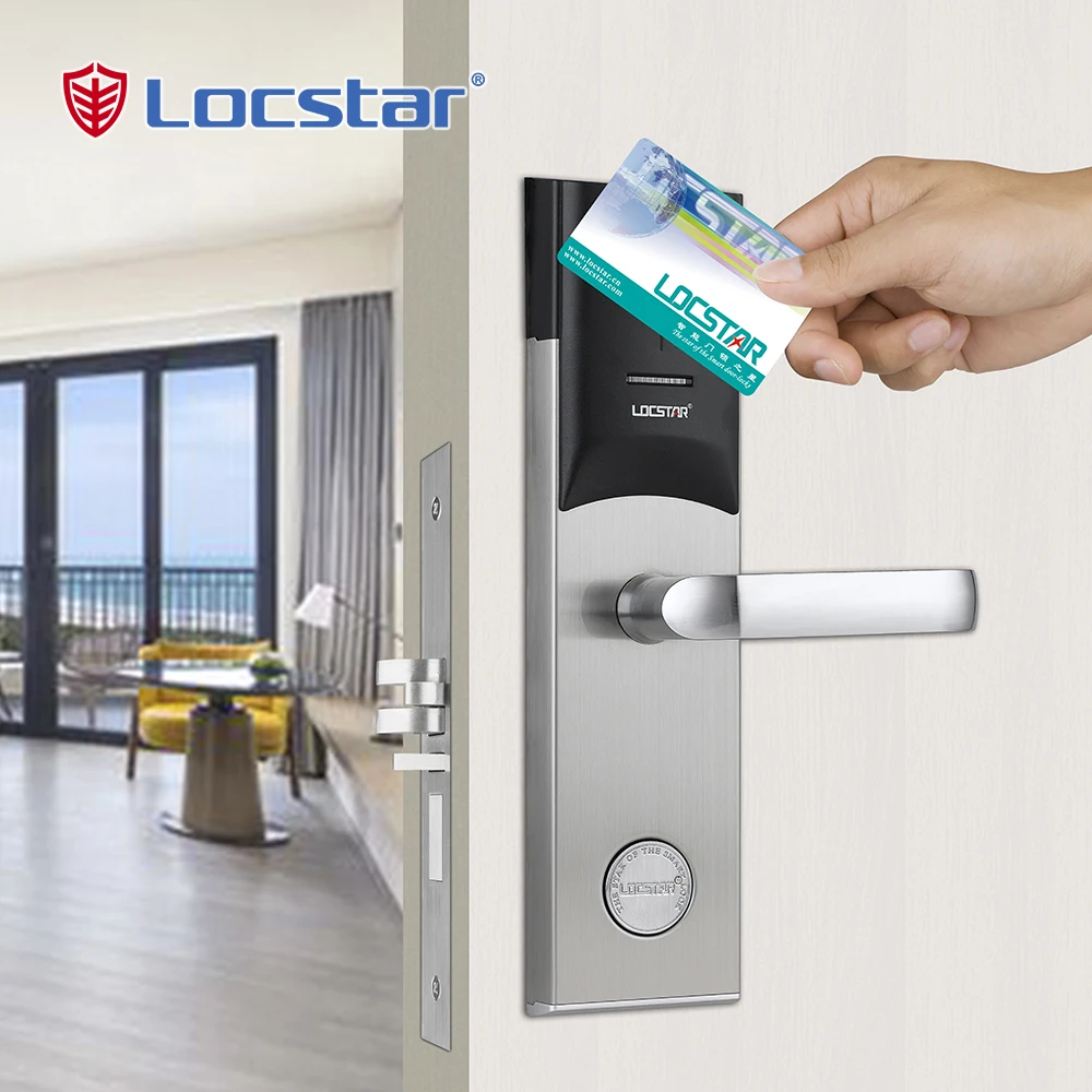 Locstar the best-selling handle waterproof electric hardware digital hotel safe software smart lock