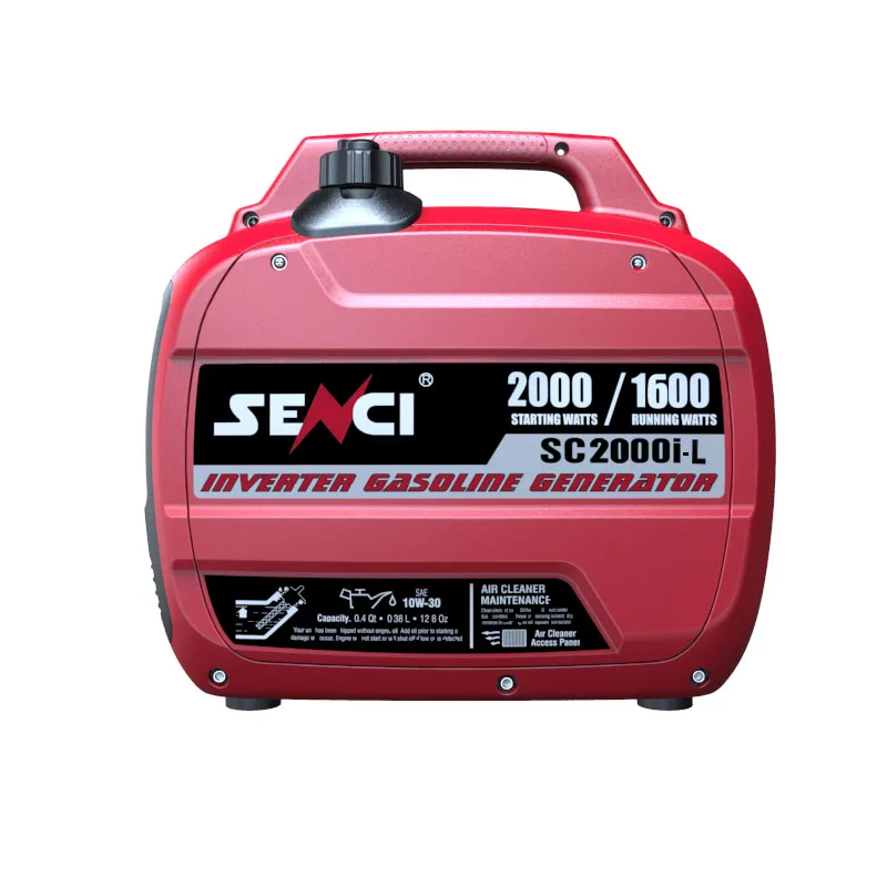 Портативный дешевые SENCI SC2000i-L бесшумные Инверторные бензиновые генераторы 1.6kw 2kw