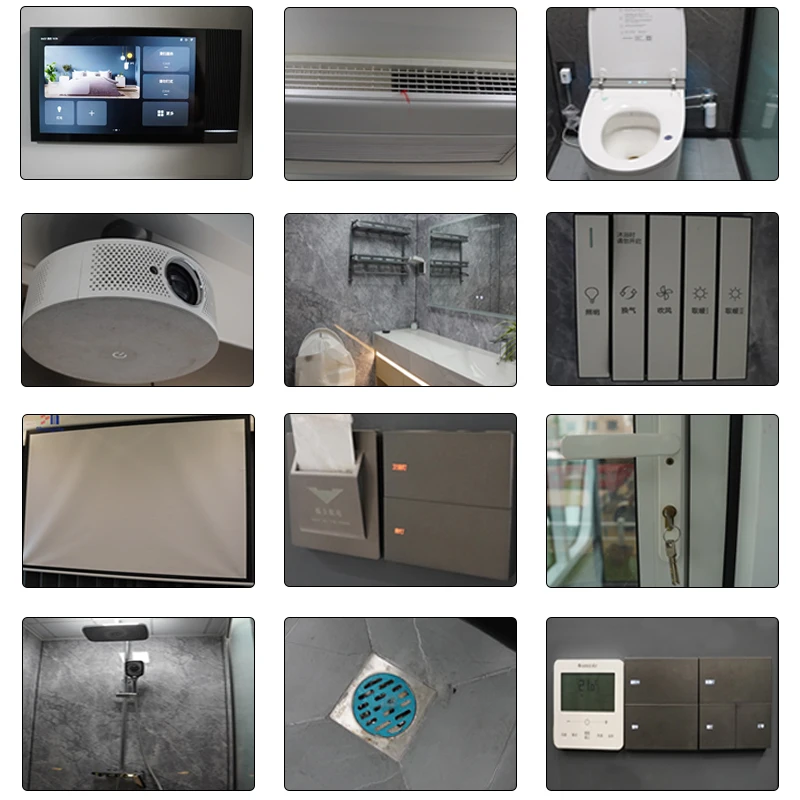 SH luxury 20 40ft modular smart  hotel container outdoor capsule house commercial space airship pod