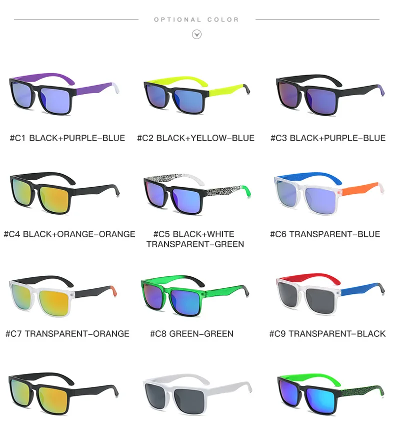 2022 модные солнечные очки Gafas De Sol Spyy квадратные спортивные поляризационные солнцезащитные очки