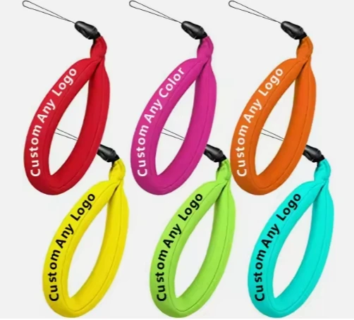 Floating Camera Wristband, Loss-Proof Neoprene Waterproof Floating Wristband For Underwater Cameras Customizable Logo
