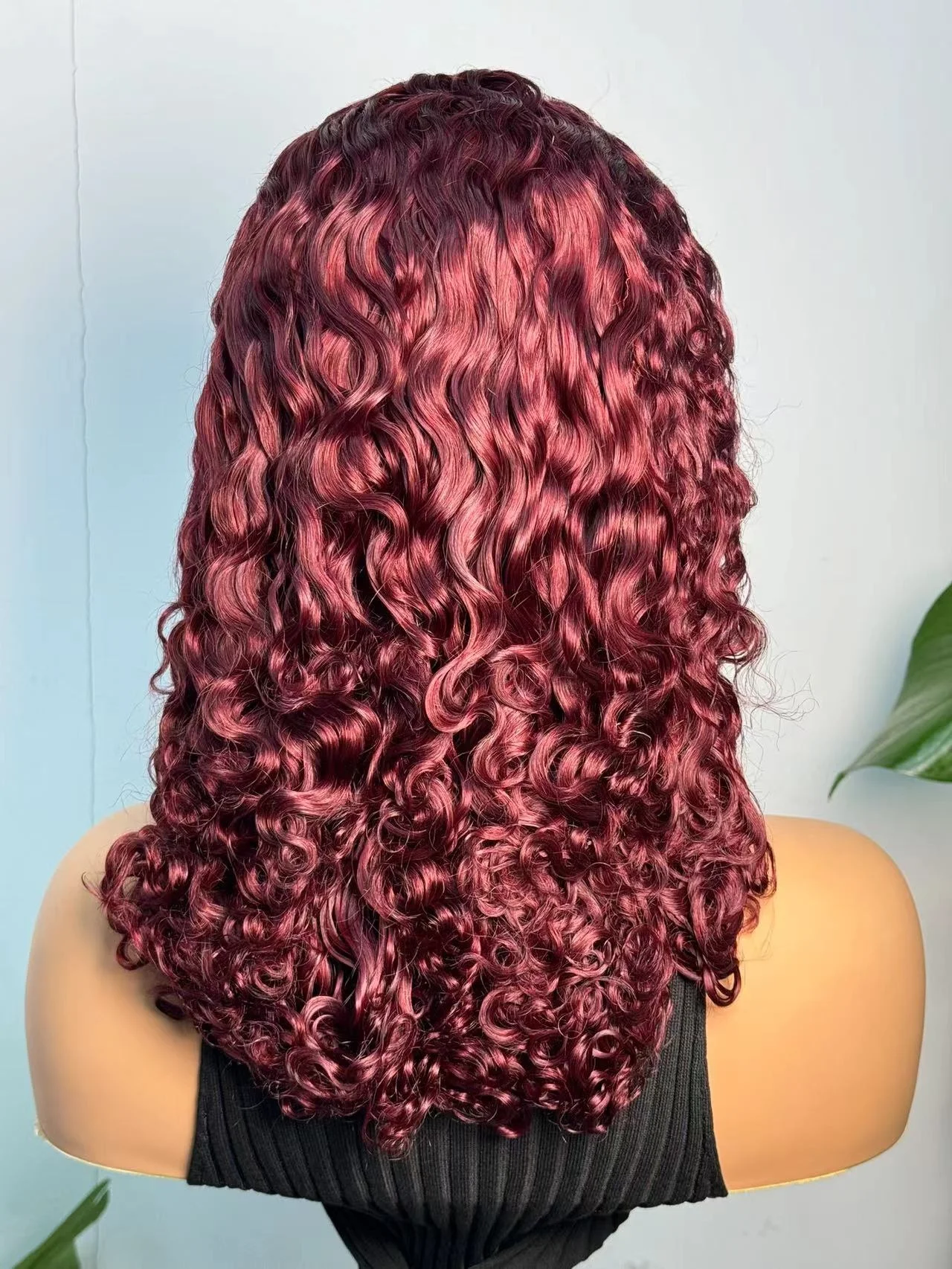 13x4 Full Frontal Lace Wigs Roman Curly  Raw Burmese Curly Hair High Density 220% Roma Curl Double Drawn Human Hair
