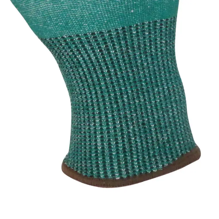 MaxiPact Green HPPE micro nitrile foam coating anti-cut gloves