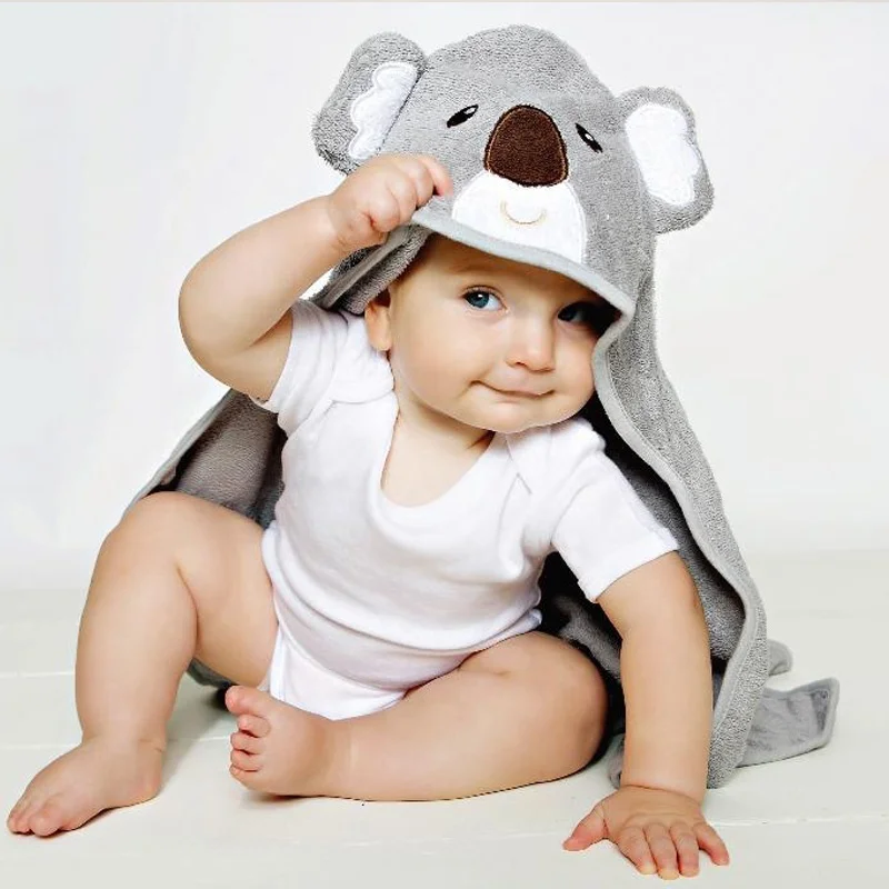 HUDSON BABY HOODED BABY BATH HOTEL TOWELS BATH TOWEL COTTON