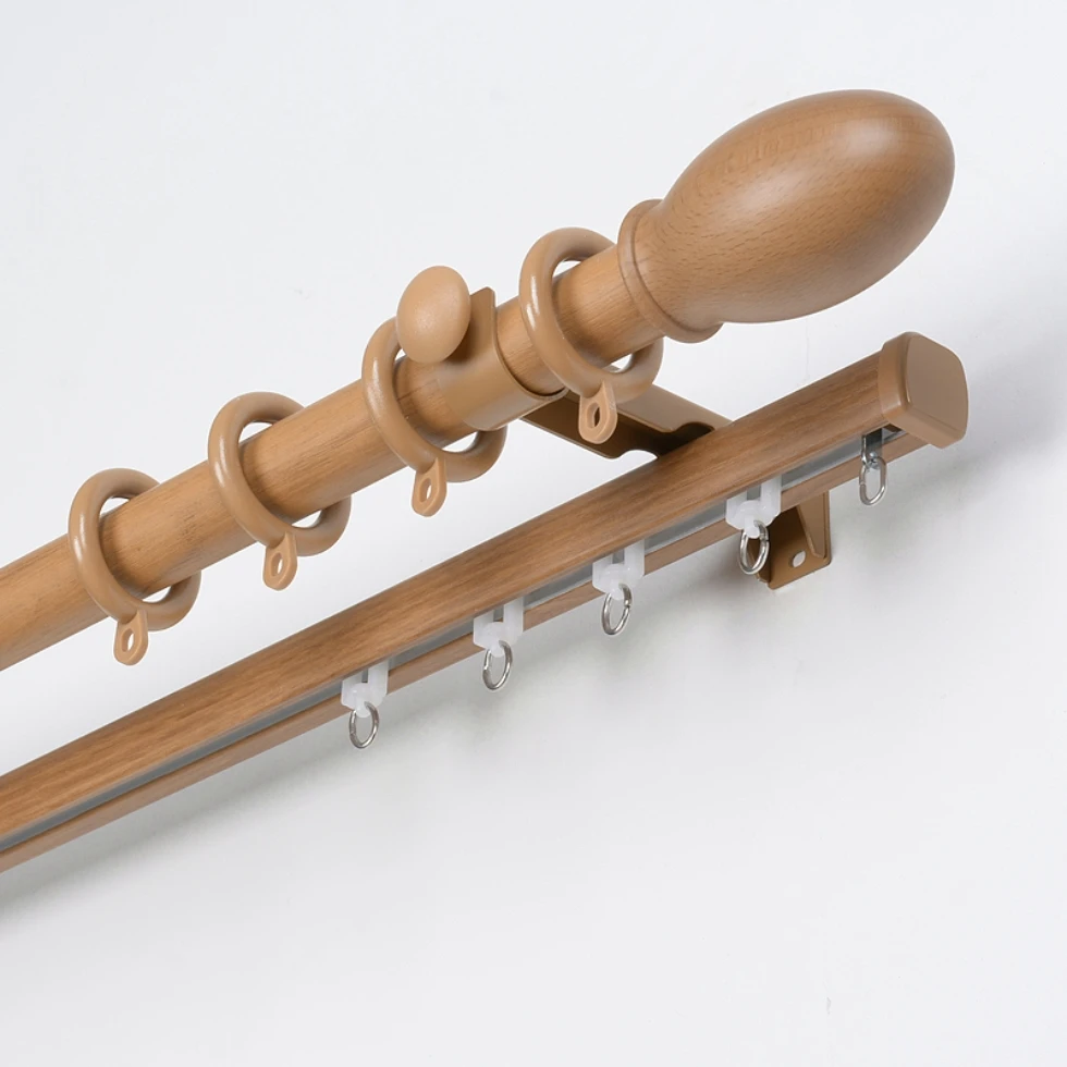 Wholesale china factory Aluminum curtain rod and curtain rail  High-quality