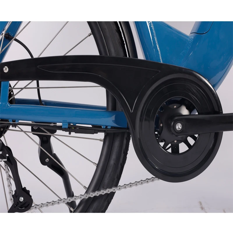 9 Speed 28 Inch  250W  Electric Mid Motor Mountain Bike Samsung Lithium Battery 15Ah