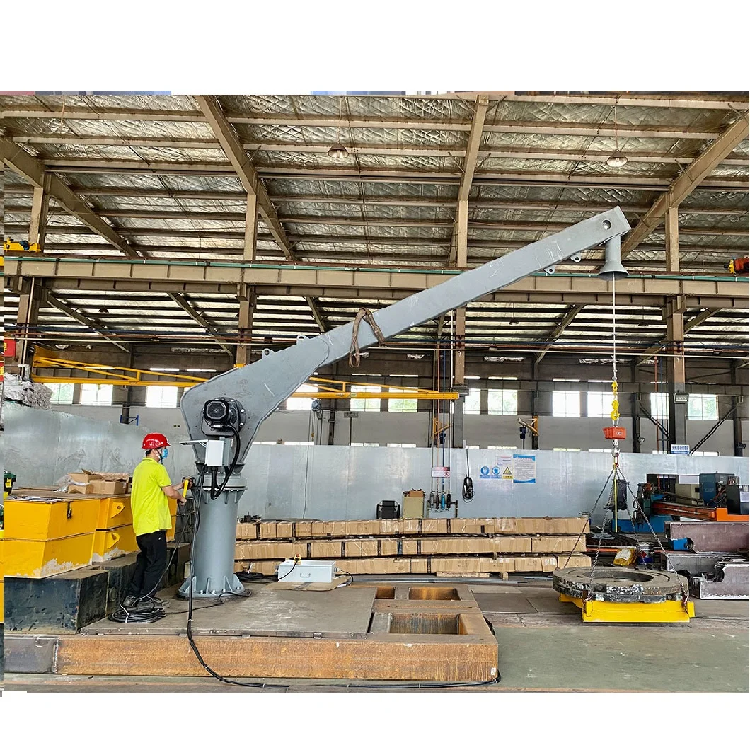 Supply 0.5T Ship Shipboard Lift Load Marine Hydraulic Foldable Telescopic Knuckle Boom Deck Crane