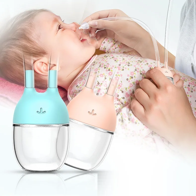 Children Nasal Aspirator Cleansing Sucker Nose Cleaning Tool Baby Mouth Suction Catheter Infant Nasal Suction Snot Cleaner