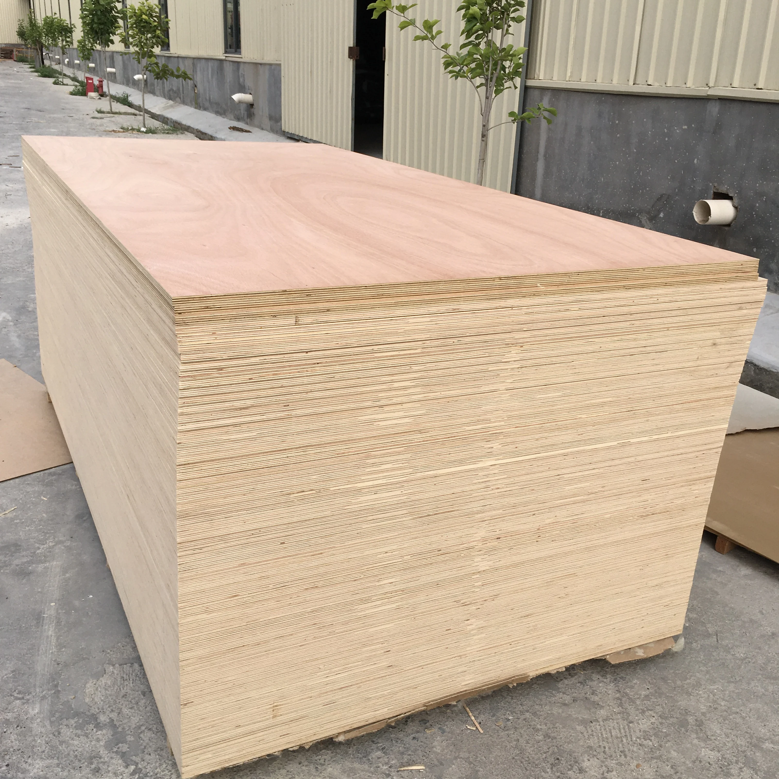 commercial 3/4 10mm 12mm 14mm 15mm 16mm 18mm thickness laminated plywood  Grade 2 mr grade marine okoume plywood
