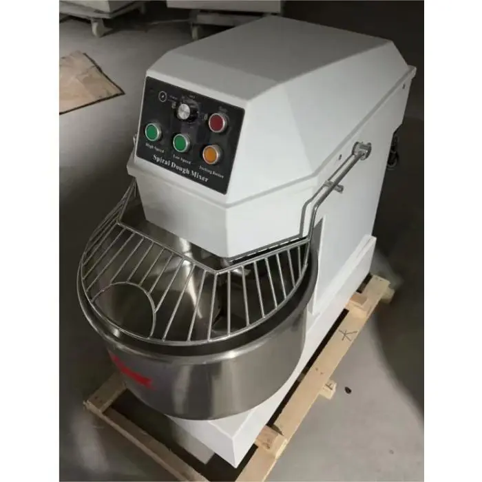 Automatic Pizza Dough Mixer Bakery Flour Kneader Machine 38 Kg Spiral Dough Mixer Restaurant Baking Equipment