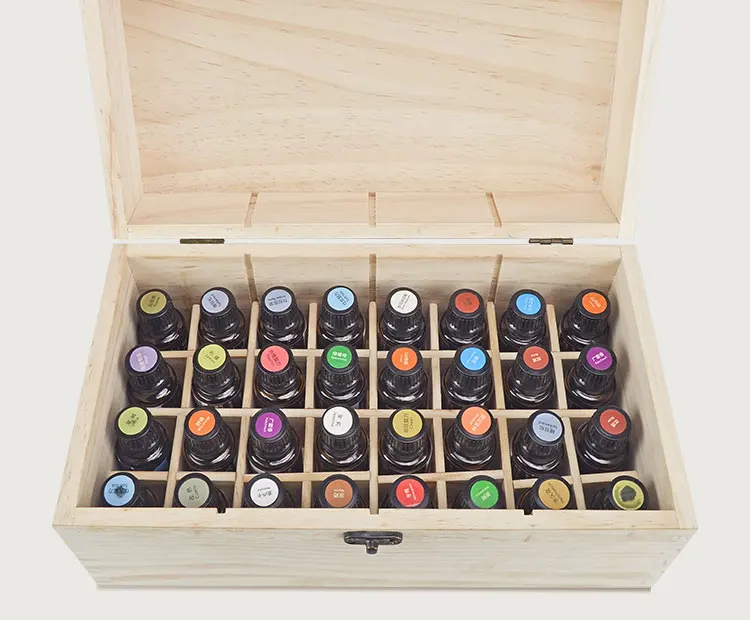 Customize Wholesale Wooden Storage Box Gift Packaging Box Bamboo Essential Oil Tea Storage Box Case