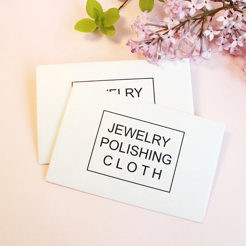 Wholesale Jewellery Cleaning Cloth Custom Jewelry Microfiber Gold Silver Polishing Cloth