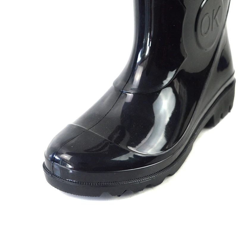 High quality anti-skid wear-resistant waterproof fishing car wash agricultural adult rain boots pvc waterproof Safety rain boots