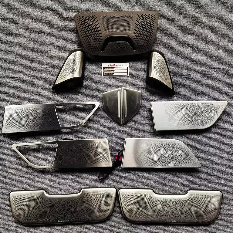 Epoch MotorParts Car Led Interior Light Accessories Modification Luminescent Cover Plate For BMW X5/X7 G05/G07 17 Pcs