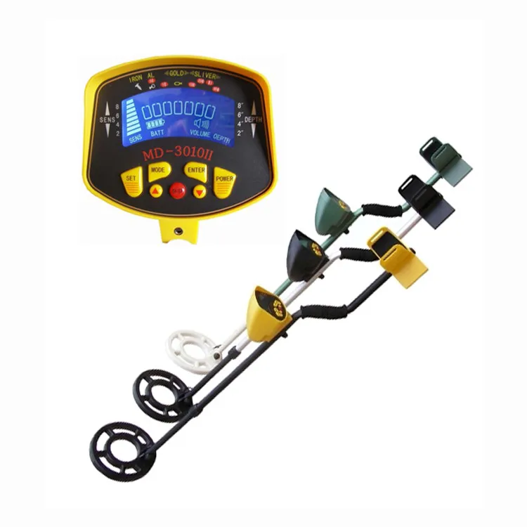 
 Металлоискатель золотого цвета, металлодетектор для охоты за сокровищами под землей  
