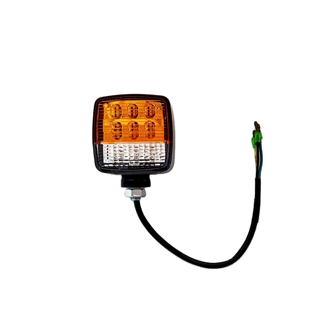 Низкая цена 12V- 36V желтый и белый двусторонний светодиодный поворотник для вилочного погрузчика