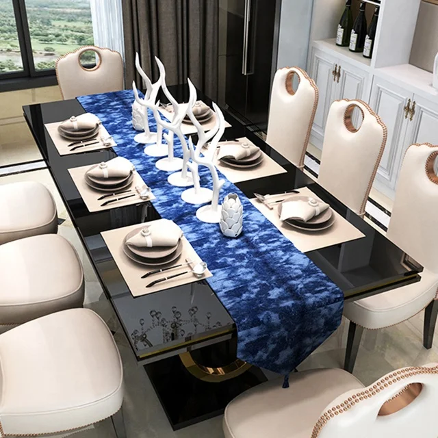 Cheap Price Chinese Style Stainless Steel Marble Dining Table For Ct008