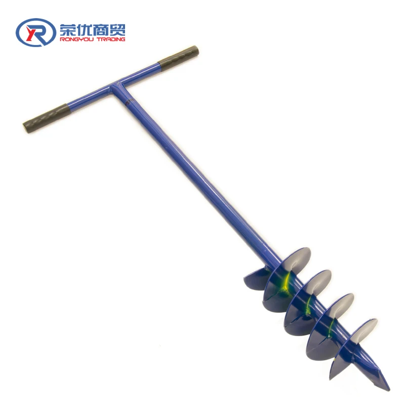 Post Hole Fence Manual Hand Drill Digger Earth Auger