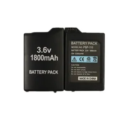 For Sony PSP 110 Console 3.6V1800mAh Rechargeable Batteries Replacement Battery For PSP1000 Gamepad