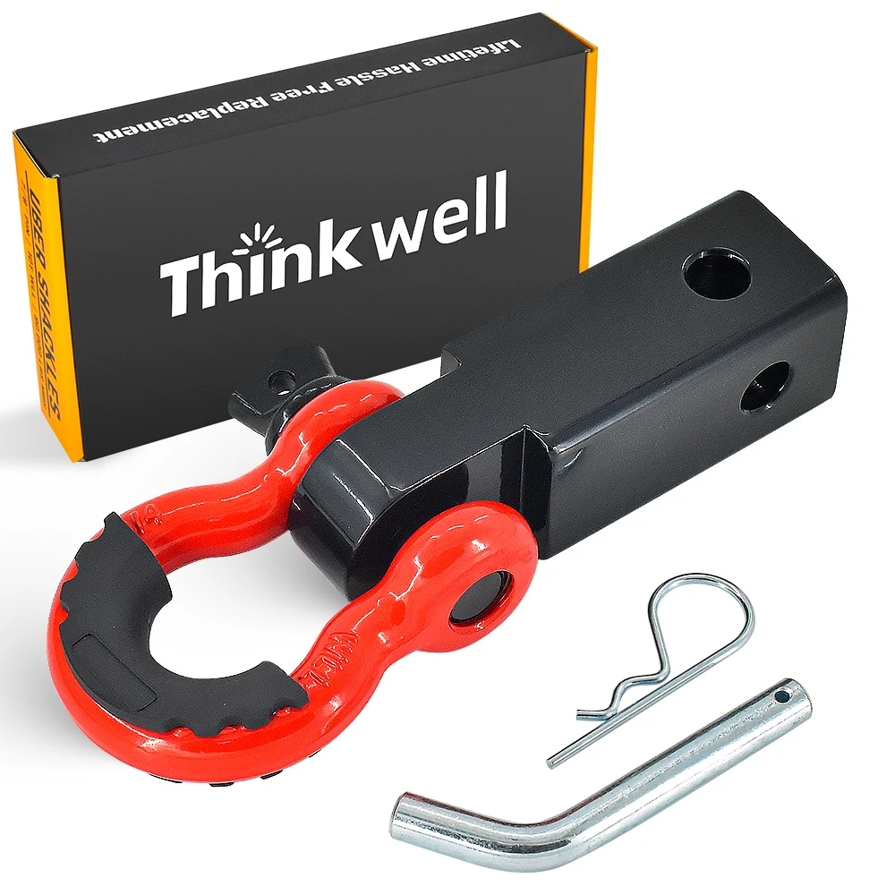 2024 Toyota Heavy-Duty Tow Bar Shackle for Car Accessories Offroad Trailer Hitch Receiver Mount