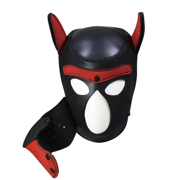 Puppy Play Dog Hood Mask BDSM Bondage Restraint Hood Fetish Pet Role Play Sex Toys For Couples