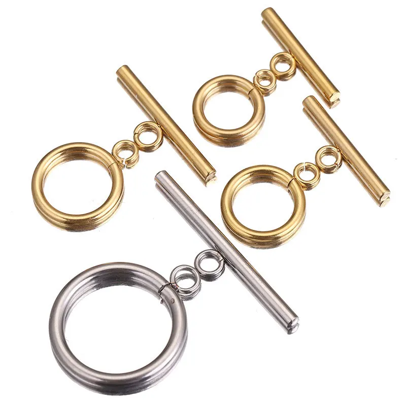 Stainless Steel OT Clasps Buckle Connectors Fit Bracelet Necklace For DIY Jewelry Making Findings