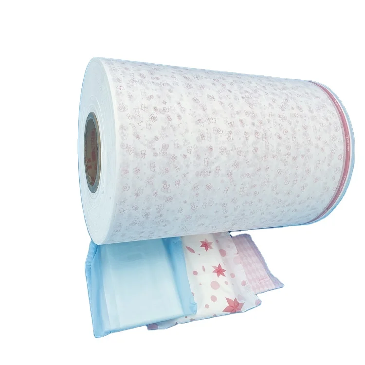 ПЭ пленка одноразовая Гигиеническая продукция сырье красочный дизайн дышащая пленка для детских подгузников задний лист ПЭ рулон