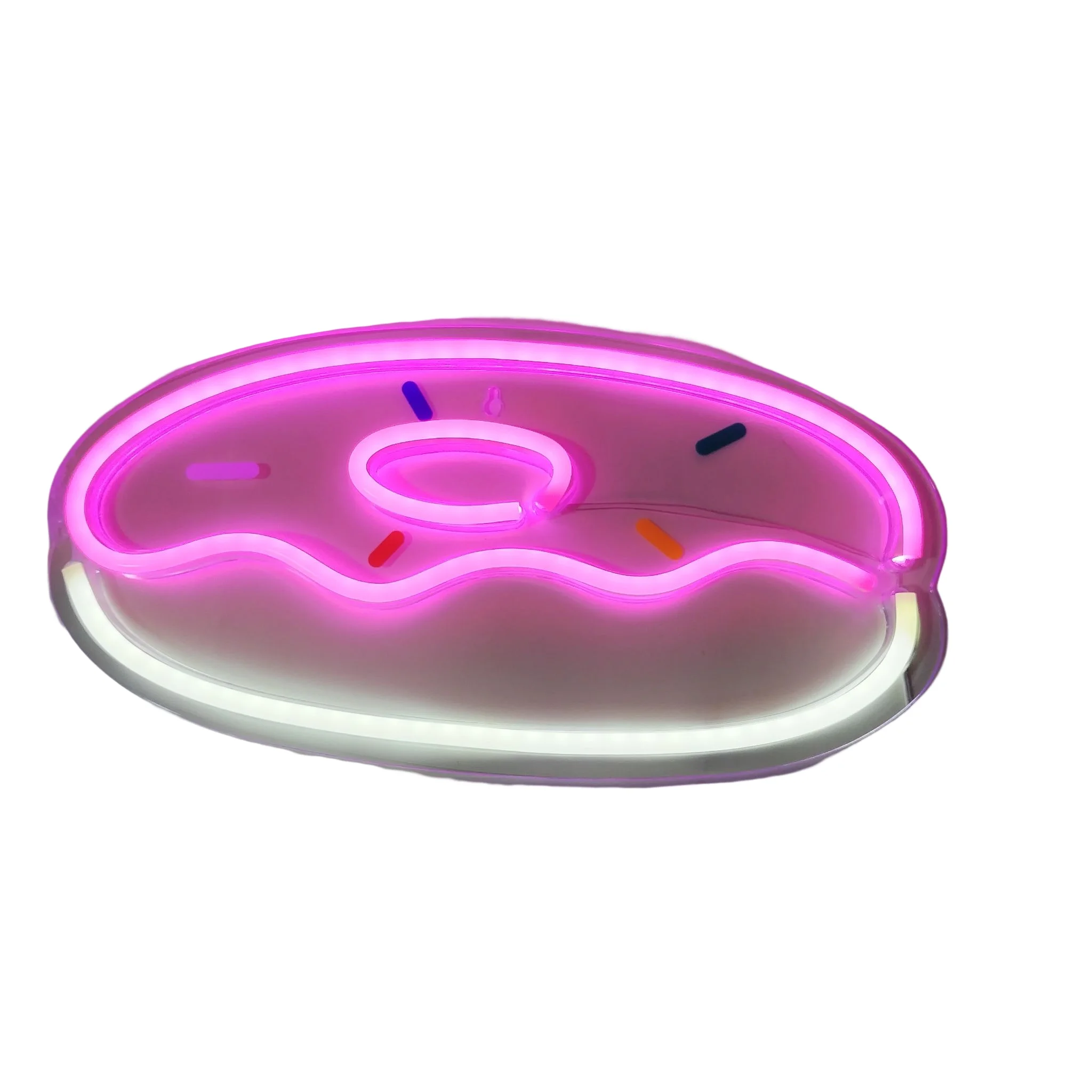 Drop Shipping Special Doughnut  Dessert Shop LED Billboard Neon Tape Strip Sign