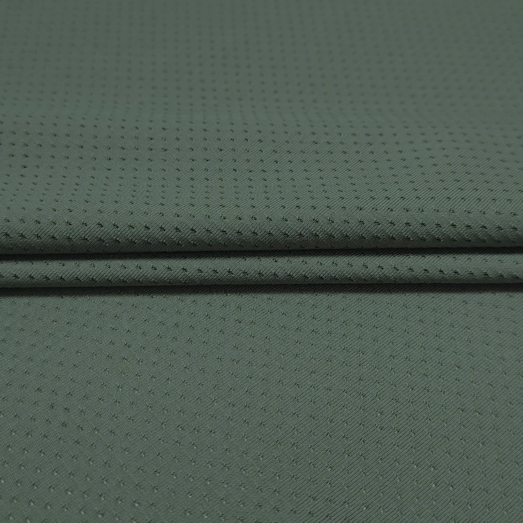 China Supplier Knit Elastic Power Net Mesh Fabric High Stretch Breathable Nylon Material for Clothing/