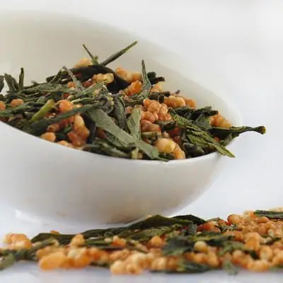 Органический зеленый чай органический Японский sencha жареный рисовый Ранняя весна Genmaicha