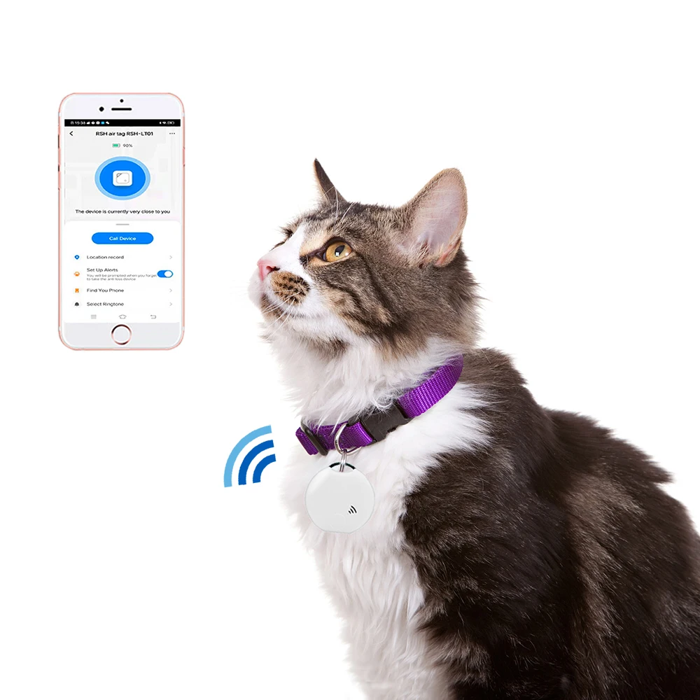 Tuya Child Bag Wallet Mobile Phone Positioning Multiple Pet Key Finder Smart Pets GPS Anti-Lost Alarm Tag Wireless Tracker