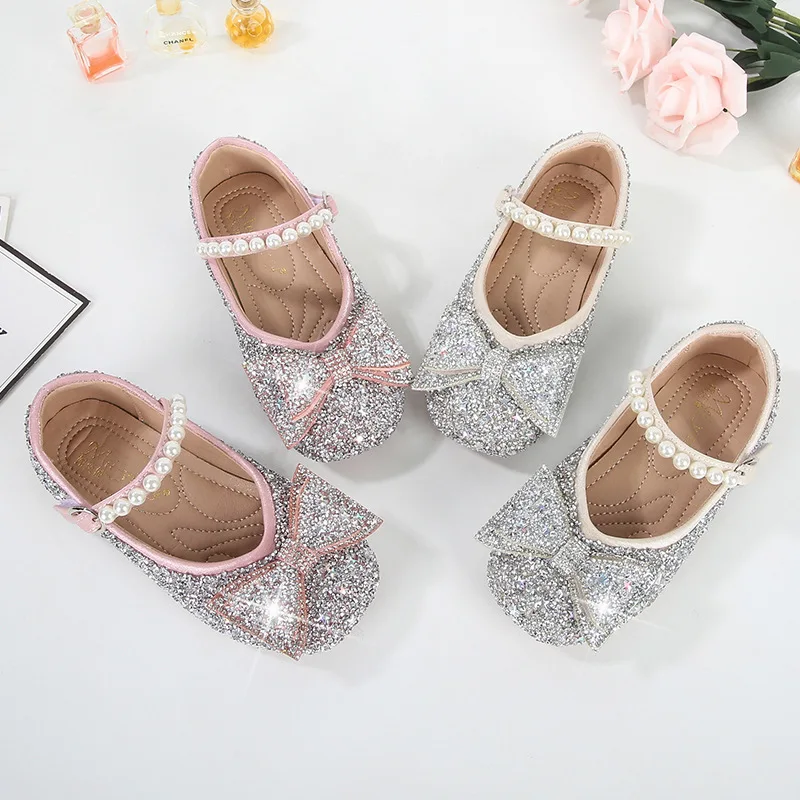 Children Shoes Elegant Party Birthday Fancy Shoes kids Princess Girls For Cosplay Shoes