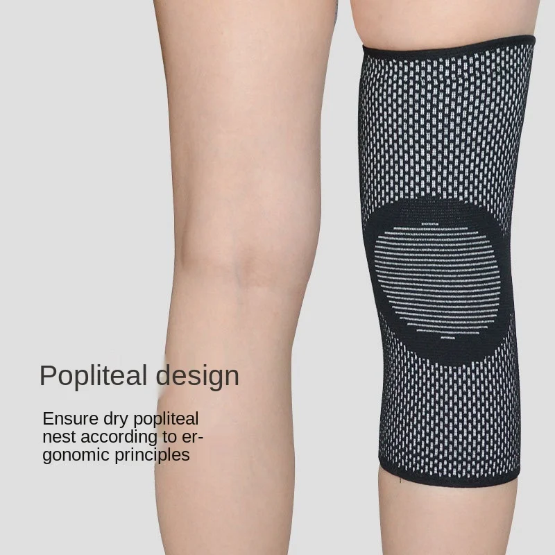 3D вязаный эластичный нейлоновый коленный протектор от боли спортивный компрессионный коленный бандаж