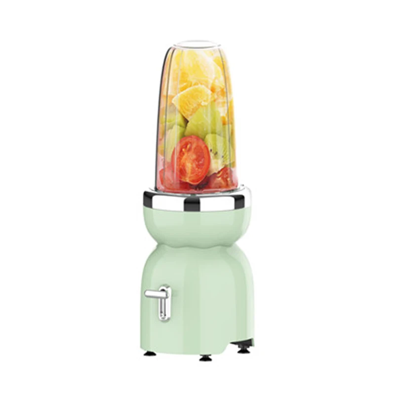 Кухонная техника безопасный дизайн низкий уровень шума ручные 4 лезвия коктейли корзина льда блендер соковыжималка